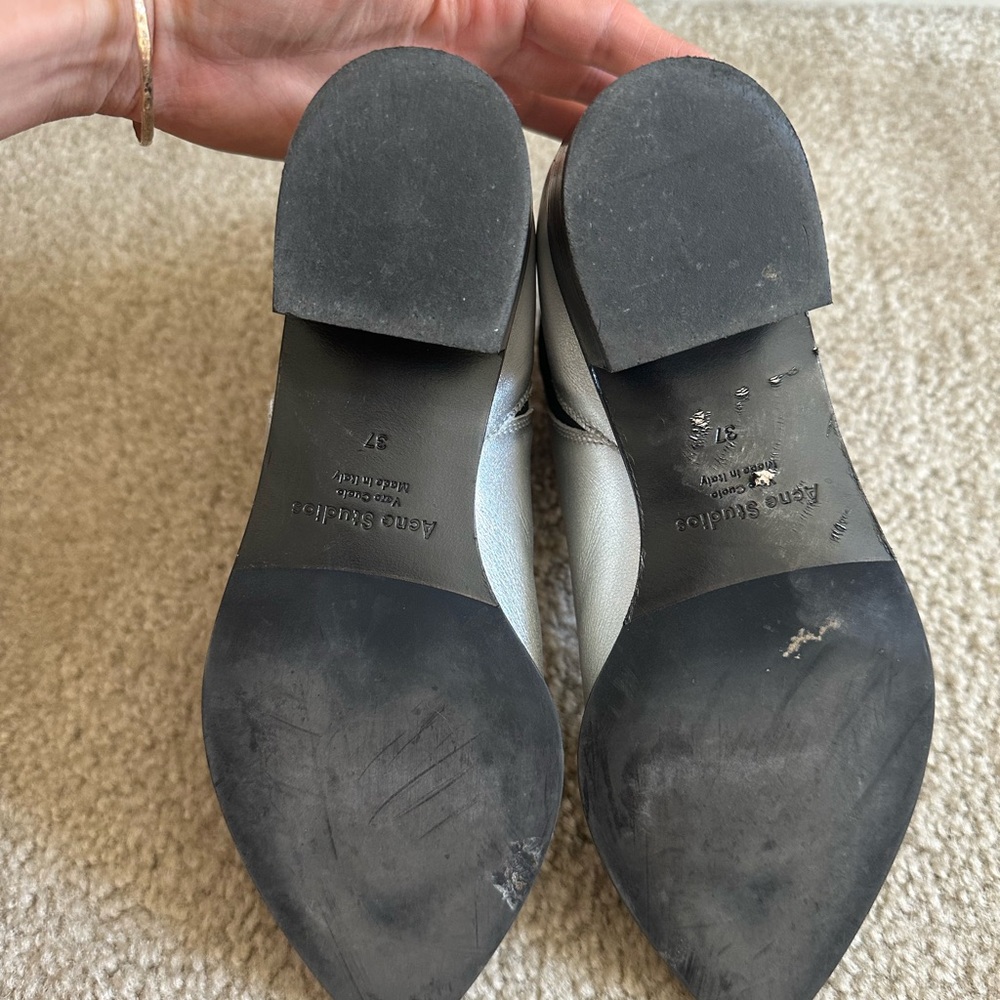 Silver Ankle Boots - image 7